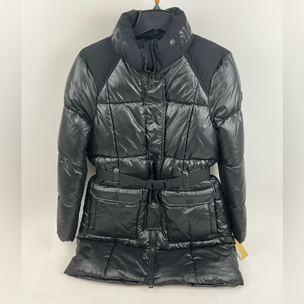 Michael Kors Black Puffy Coats New With Tags